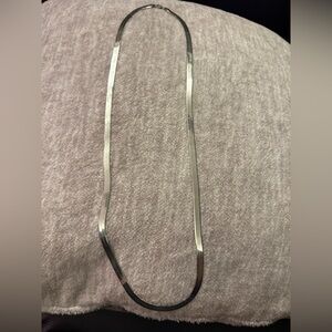 Milor Italy 925 Sterling Silver
Herringbone 36" 7mm Necklace Chain